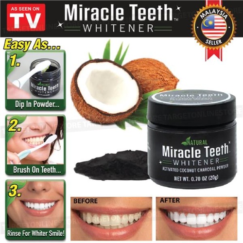 Отбеливатель для зубов Miracle Teeth Whitener (1 Банки хватит на 6 месяцев) фото 3