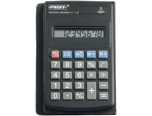 Калькулятор PROFF   карманный  8раз 87*59*8мм