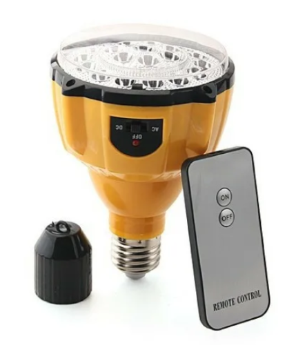 Лампа светодиодная 60 Вт, 22 Led, 3 режима, с цоколем E27 и пультом ДУ