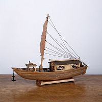 Лодка китайская Сампан 32х28х8 см