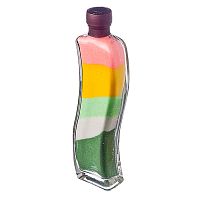Бутылка декоративная из стекла с песком 22см, "Волна" 531-019