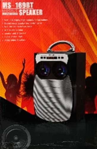 Колонка Model, MS-169BT, 15 Вт, FM-радио, AUX, Bluetooth, USB, AUX, время работы 4-5 часов фото 2