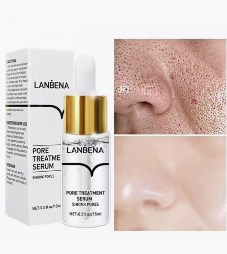Антибактериальная сыворотка для сужения пор Lanbena Pore Solution Serum 15мл фото 2