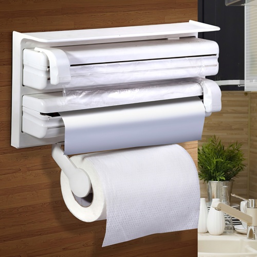 Держатель для кухни 3 в 1 Triple Paper Dispenser for Kitchen (с резаком)