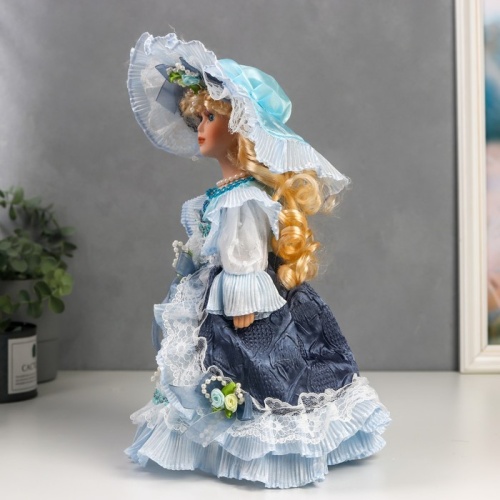 Кукла коллекционная керамика  Леди Анна №1 фото 5