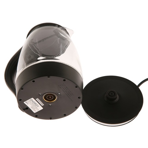Чайник электрический ENERGY E-262, стекло, 1.7 л, 2200 Вт, черный 4325203 фото 3