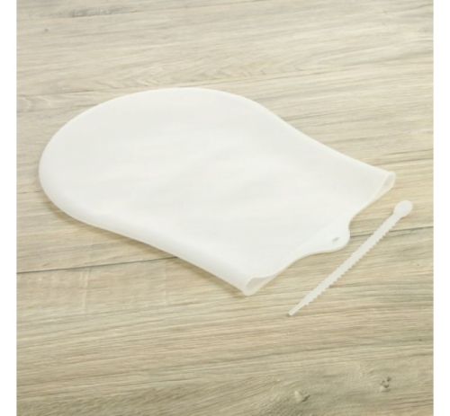 Мешок для замешивания теста со стяжкой 35х22 см "Бронк", цвет белый