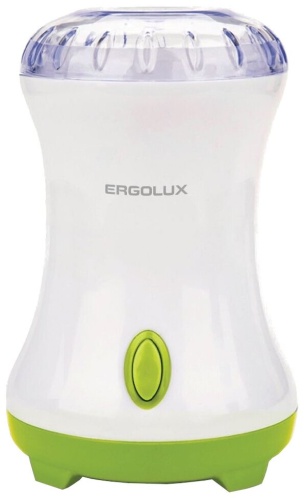 Кофемолка электрическая ERGOLUX ELX-CG01-C34 бело-салатовая