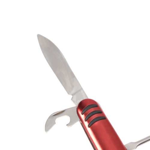 Нож швейцарский, 5в1, красный фото 3