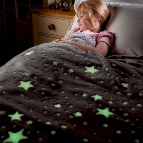 Светящийся в темноте плед Magic Glow in the Dark Blanket