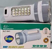 Фонарик светодиодный, 2 Вт, 18LED, зарядка 220в