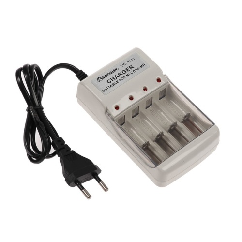 Зарядное устройство для аккумуляторов АА и ААА CHR-56, 1 м, ток заряда 180 мА, белое 4057636