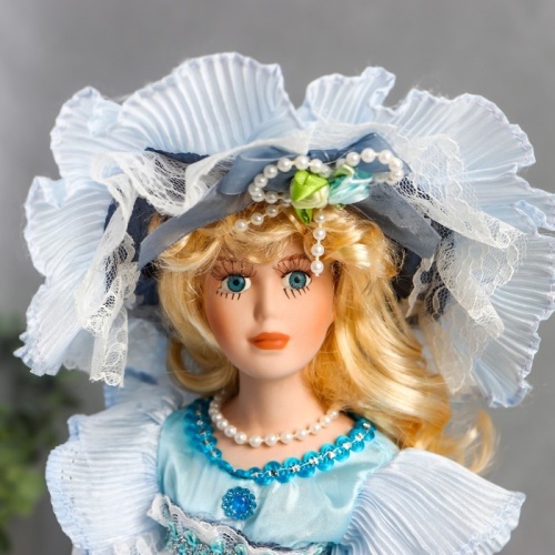 Кукла коллекционная керамика  Леди Анна №1 фото 4