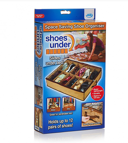 Органайзер для обуви Shoes under на 12 пар обуви